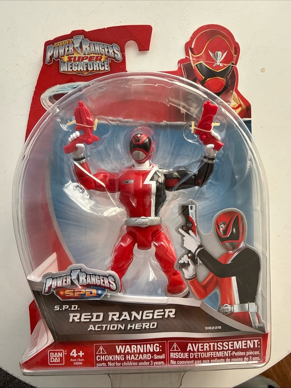 Power Ranger Red and Black Super Megaforce Red Ranger Action Figure